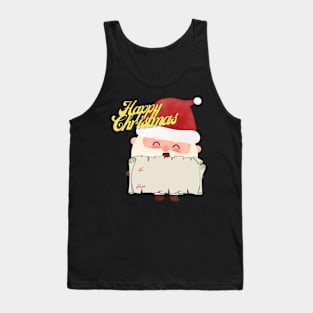 Happy Christmas labels - stickers Tank Top